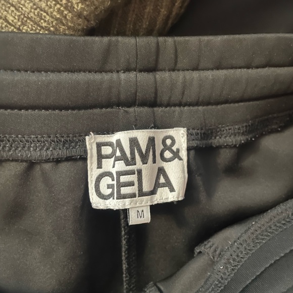 Pam & Gela Cropped Track Pants Size M - Picture 4 of 5